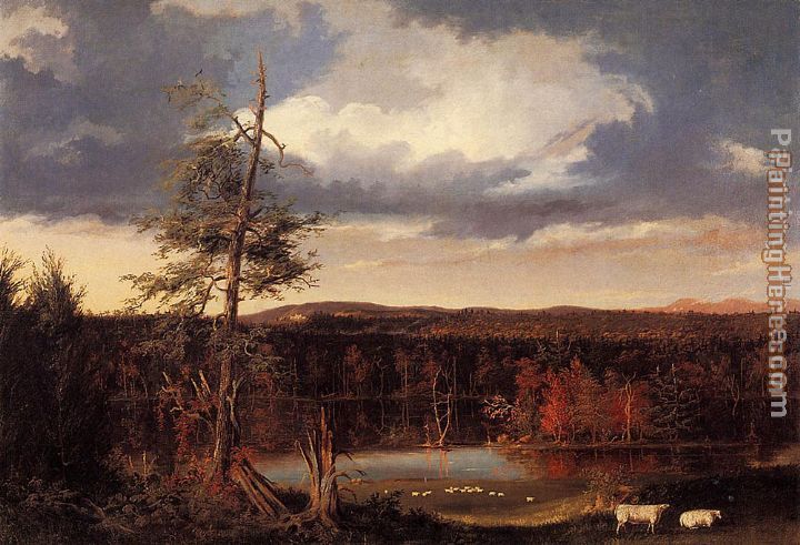 Thomas Cole Landscape, the Seat of Mr. Featherstonhaugh in the Distance